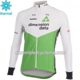 Maillot Cyclisme 2018 Dimension Data Hiver Thermal Fleece N001